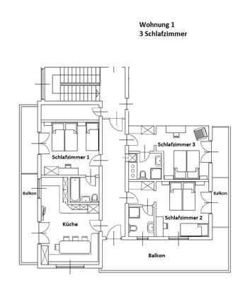 Grundriss der Unterkunft Haus Margareth