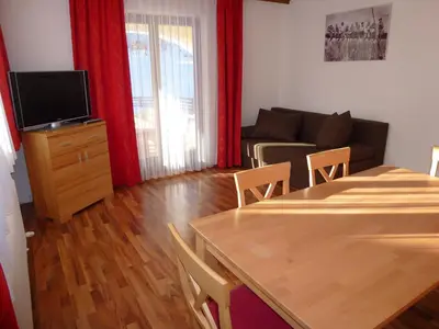 TV/Unterhaltungsangebot in der Unterkunft Ferienhaus Teigi