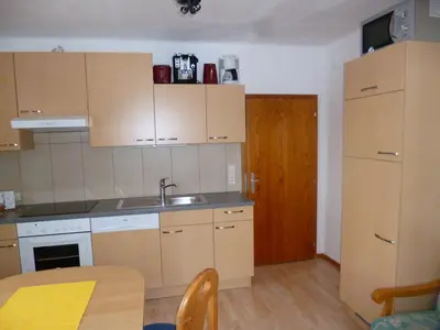 Küche/Küchenzeile in der Unterkunft Appartements Oberhof