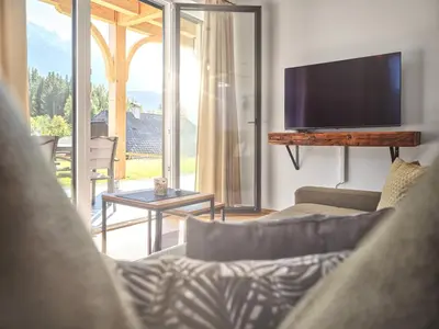 TV/Unterhaltungsangebot in der Unterkunft Panorama Lodge Alpine Living 201