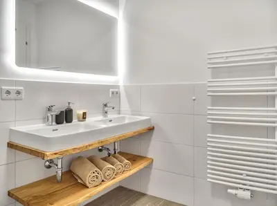 Ein Badezimmer in der Unterkunft Panorama Lodge Auszeit 205