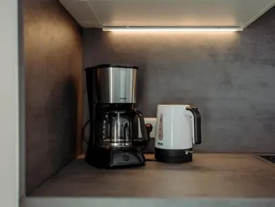 Kaffee-/Teezubehör in der Unterkunft Appartement Hammerrain