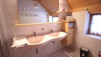 Ein Badezimmer in der Unterkunft Appartement Landhäusl