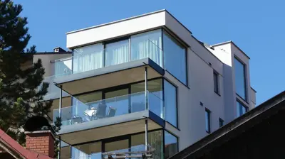 Das Gebäude in dem sich die Ferienwohnung befindet