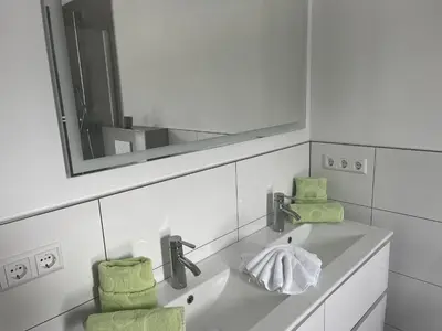 Ein Badezimmer in der Unterkunft Ferienwohnung Jäger Veronika