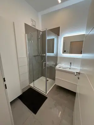 Ein Badezimmer in der Unterkunft Ferienwohnung Jäger Veronika