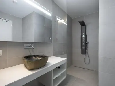 Ein Badezimmer in der Unterkunft Lakan Lodge
