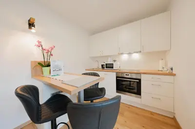 Küche/Küchenzeile in der Unterkunft Austrian Apartments