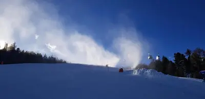 Wellness Chalet Bell a Mur im Winter