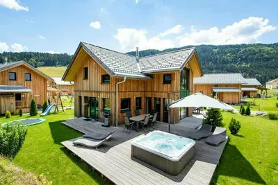 Naturlandschaft in der Nähe des Chalets