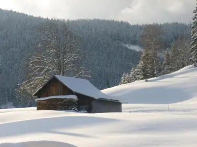Ferienwohnung Bergblick im Winter
