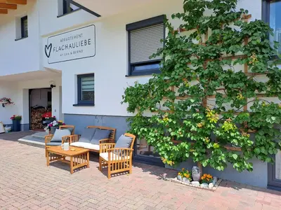 Das Gebäude in dem sich die Ferienwohnung befindet