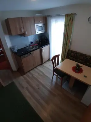 Küche/Küchenzeile in der Unterkunft Appartement Haus Burgblick