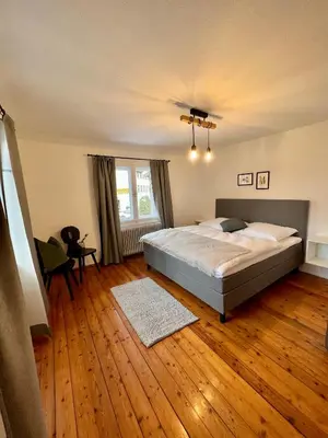 Ein Bett oder Betten in einem Zimmer der Unterkunft Ferienhaus Stille Nacht Wagrain