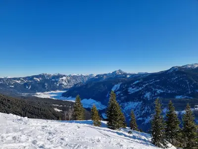 Naturlandschaft in der Nähe des Chalets