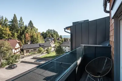 Tischtennis in der Unterkunft Moxn Apartment Lungau - Small Penthouse mit Terrasse oder in der Nähe