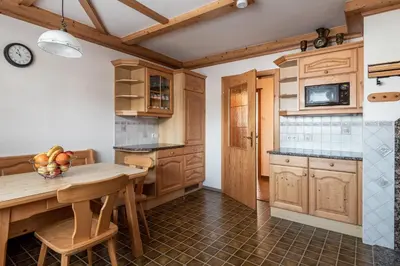 Küche/Küchenzeile in der Unterkunft M-House FLACHAU Ganzes Haus für 8 Personen