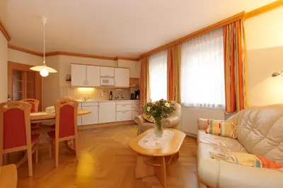 Küche/Küchenzeile in der Unterkunft Apartment Sonnenblume Kusenberg