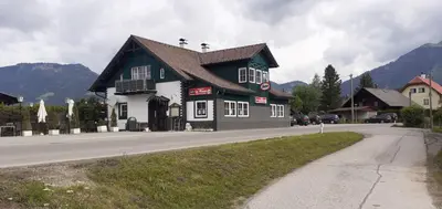 Ein allgemeiner Bergblick oder ein Berglick von der Ferienwohnung aus