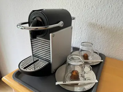 Kaffee-/Teezubehör in der Unterkunft Ferienwohnung an der Traun