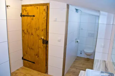 Ein Badezimmer in der Unterkunft Ruphäusl
