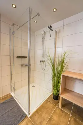 Ein Badezimmer in der Unterkunft Ferienwohnung Andexlinger