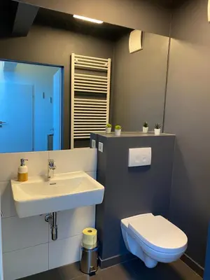 Ein Badezimmer in der Unterkunft Living8-Appartements