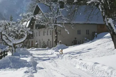 Ferienwohnung Bluntaumühle im Winter