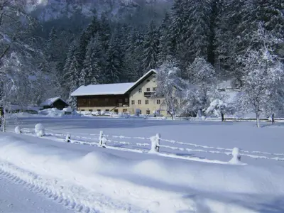 Ferienwohnung Bluntaumühle im Winter