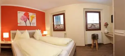 Ein Bett oder Betten in einem Zimmer der Unterkunft Appartement Vorstadtstub'n