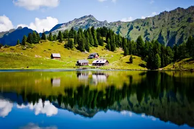Naturlandschaft in der Nähe der Ferienwohnung