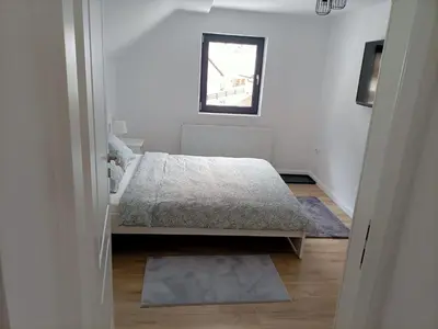 Ein Bett oder Betten in einem Zimmer der Unterkunft Center House