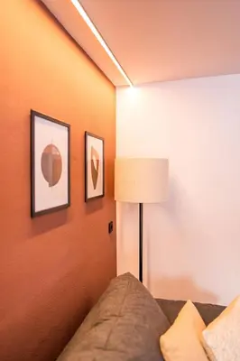 Ein Sitzbereich in der Unterkunft Apartment Schichlreit