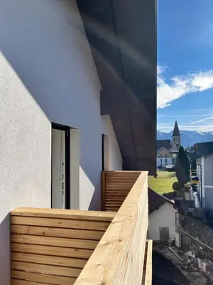 Ein Balkon oder eine Terrasse in der Unterkunft Traunsee Apartment Altmünster 2
