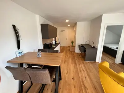 Küche/Küchenzeile in der Unterkunft Traunsee Apartment Altmünster 2