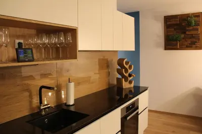 Küche/Küchenzeile in der Unterkunft Planai Apartment Eishöhle