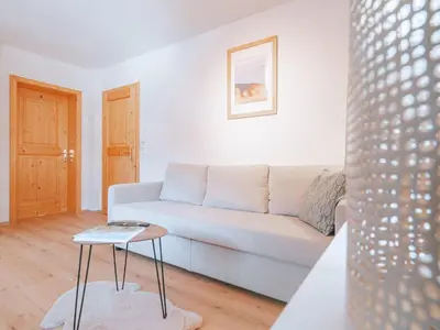 Ein Sitzbereich in der Unterkunft Apartment Haus Toplitzsee nahe dem Grundlsee und Toplitzsee