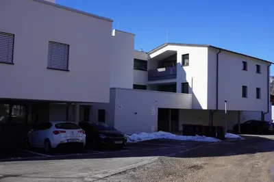 Das Gebäude in dem sich die Ferienwohnung befindet