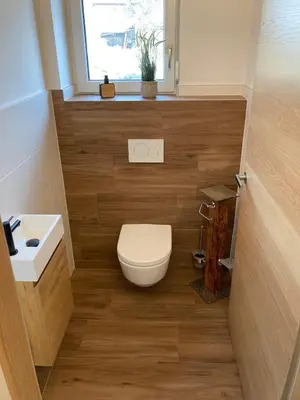 Ein Badezimmer in der Unterkunft Chalet Bergblick