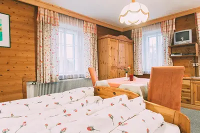 Ein Bett oder Betten in einem Zimmer der Unterkunft Pichlerhof Sommmercard - Urlaub am Bauernhof