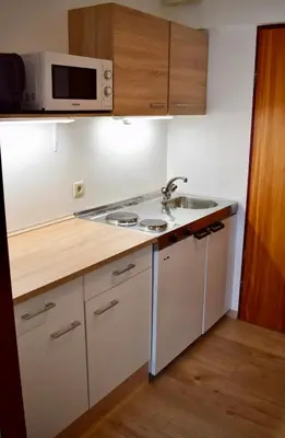 Küche/Küchenzeile in der Unterkunft Gosau Apartment 407