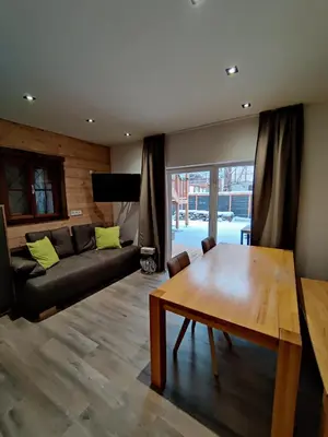 Ein Sitzbereich in der Unterkunft DaHome Appartements