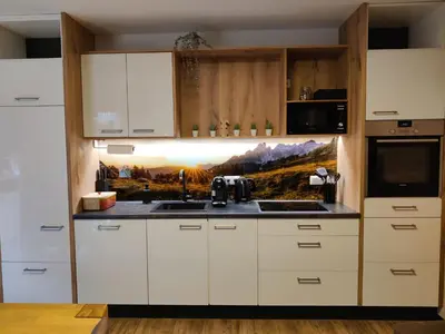 Küche/Küchenzeile in der Unterkunft DaHome Appartements