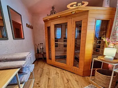 Ein Sitzbereich in der Unterkunft Holiday Home Muhr near Katschberg Ski Area