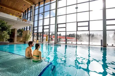 Der Swimmingpool an oder in der Nähe von B&B Hallstatt Lake OBERTRAUN self check in