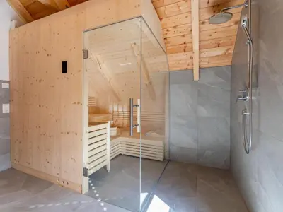 Ein Badezimmer in der Unterkunft Mountain Chalet An der Mur