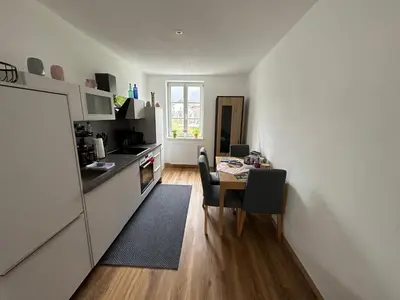 Küche/Küchenzeile in der Unterkunft Traunkai Apartments Bad Ischl