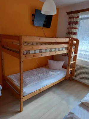 Ein Bett oder Betten in einem Zimmer der Unterkunft Gasthof zum Pfandl