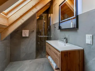 Ein Badezimmer in der Unterkunft Mountain Chalet Luxx
