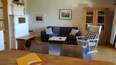 Ein Sitzbereich in der Unterkunft Sinabell by Schladmingurlaub